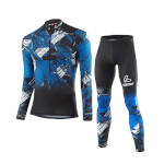 Löffler Cross-country ski suit WorldCup 2024 Marine